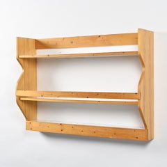 Wall mounted pine dresser, Les Arcs 1800, circa 1970