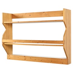 Wall mounted pine dresser, Les Arcs 1800, circa 1970