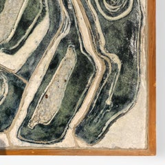 Relieve mural en gres esmaltado de Birte Weggerby