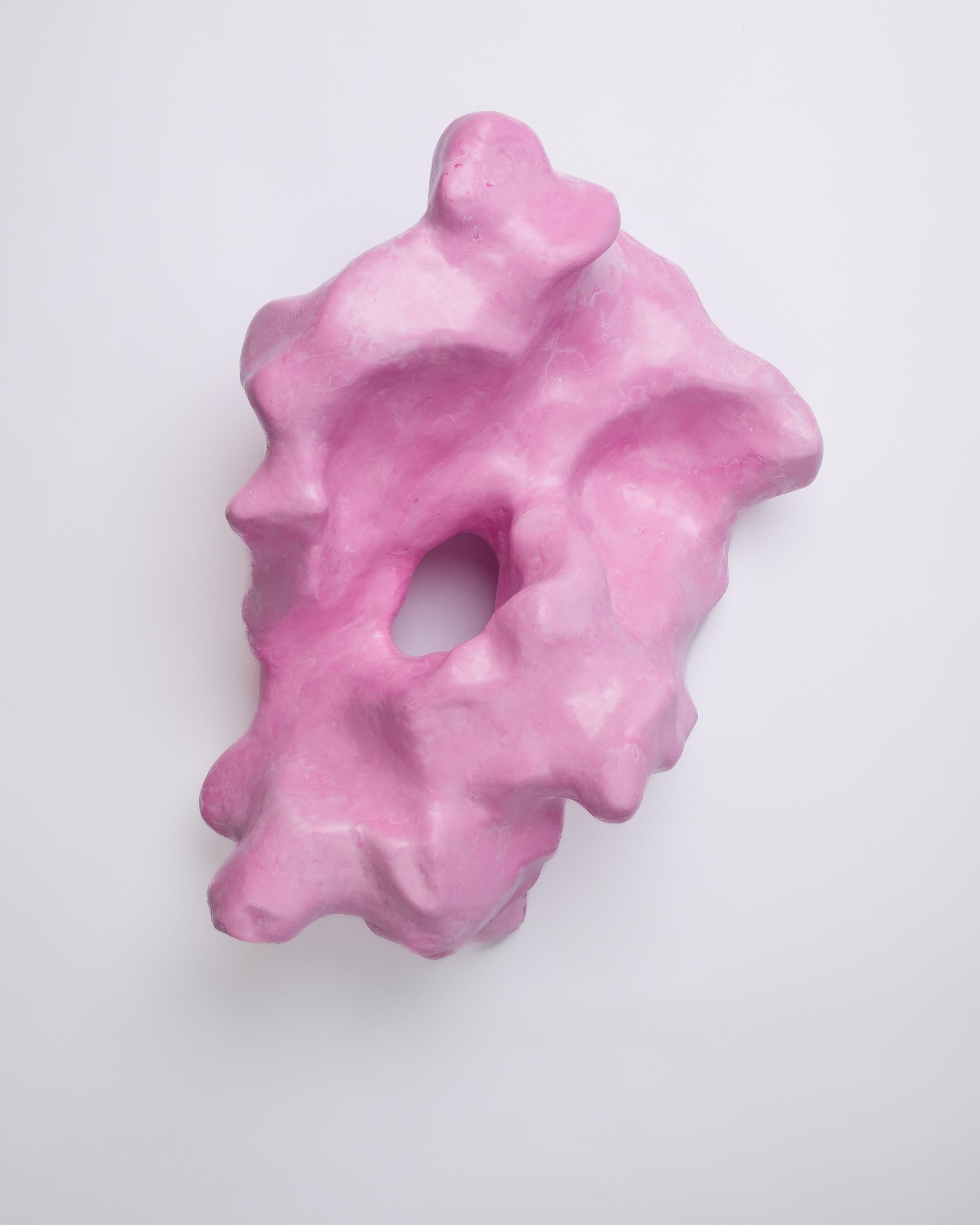 Maximalism wall sculpture by Studio Gert Wessels, in pink. handcrafted in an organic shape and made in his studio in the Netherlands. Including mounting system.

In his daily practice he investigates the relationship between form and function. The