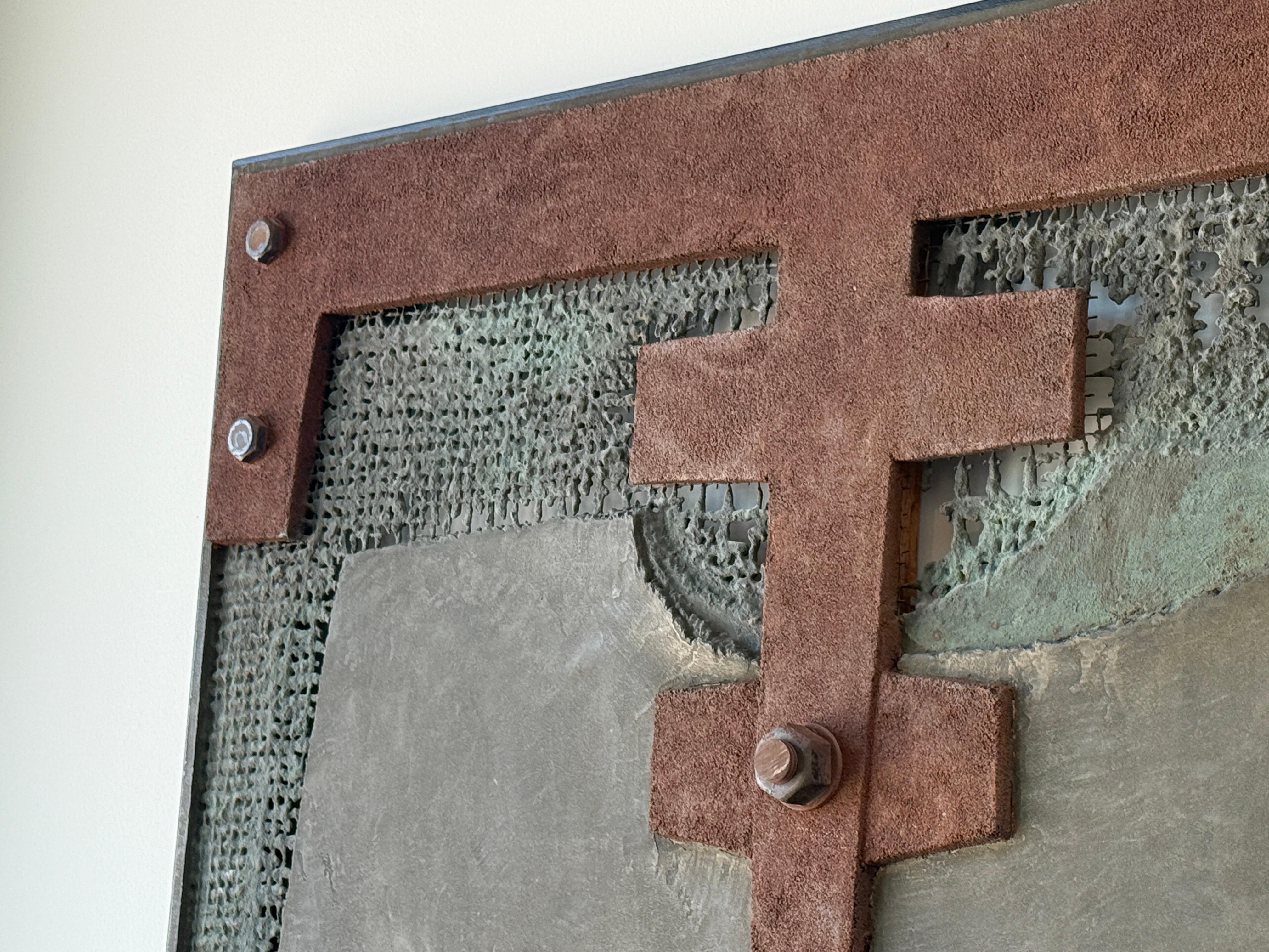 An der Wand montierte Skulptur von Salvador Soria, 1960er Jahre 7