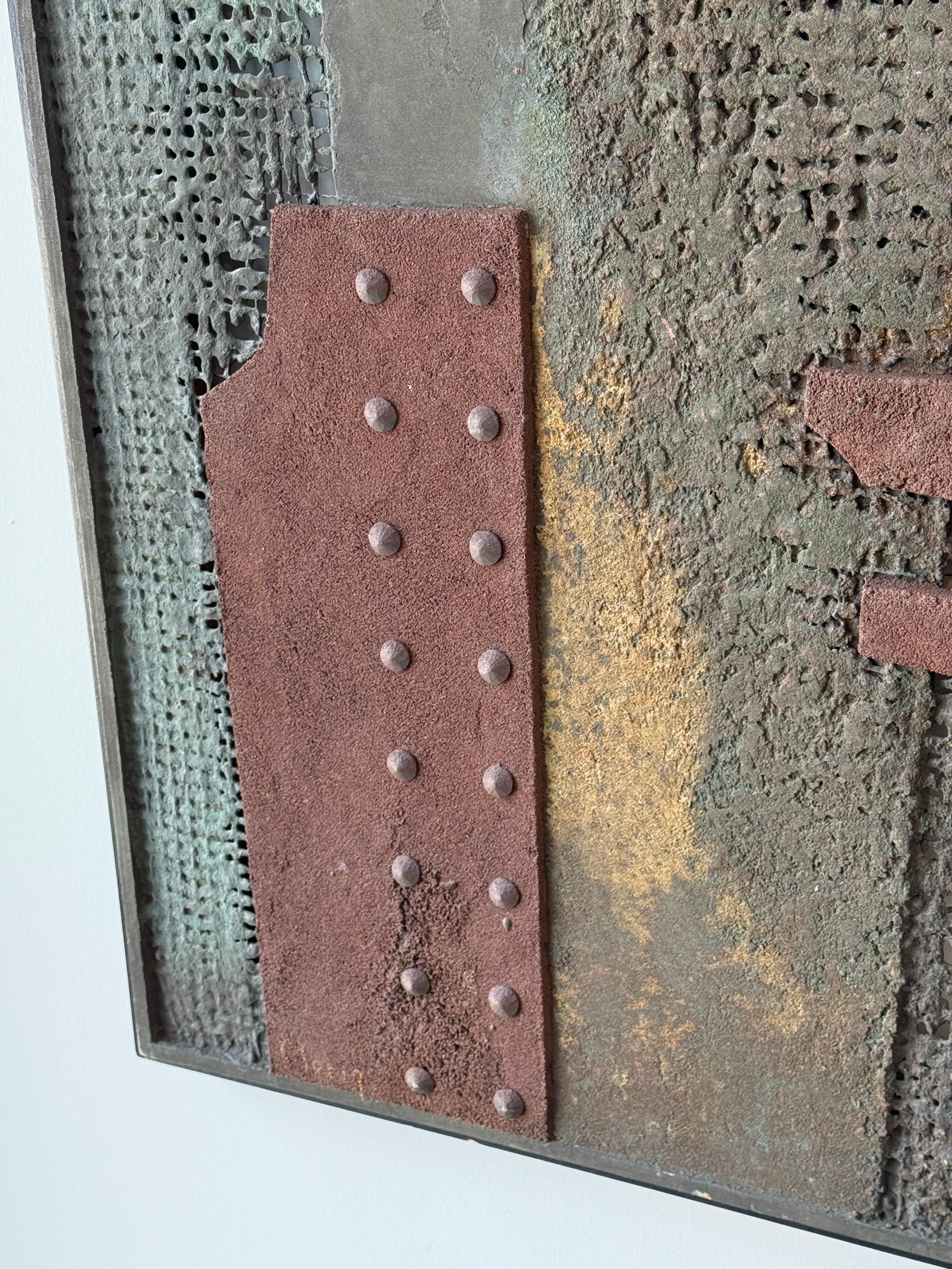 An der Wand montierte Skulptur von Salvador Soria, 1960er Jahre 8