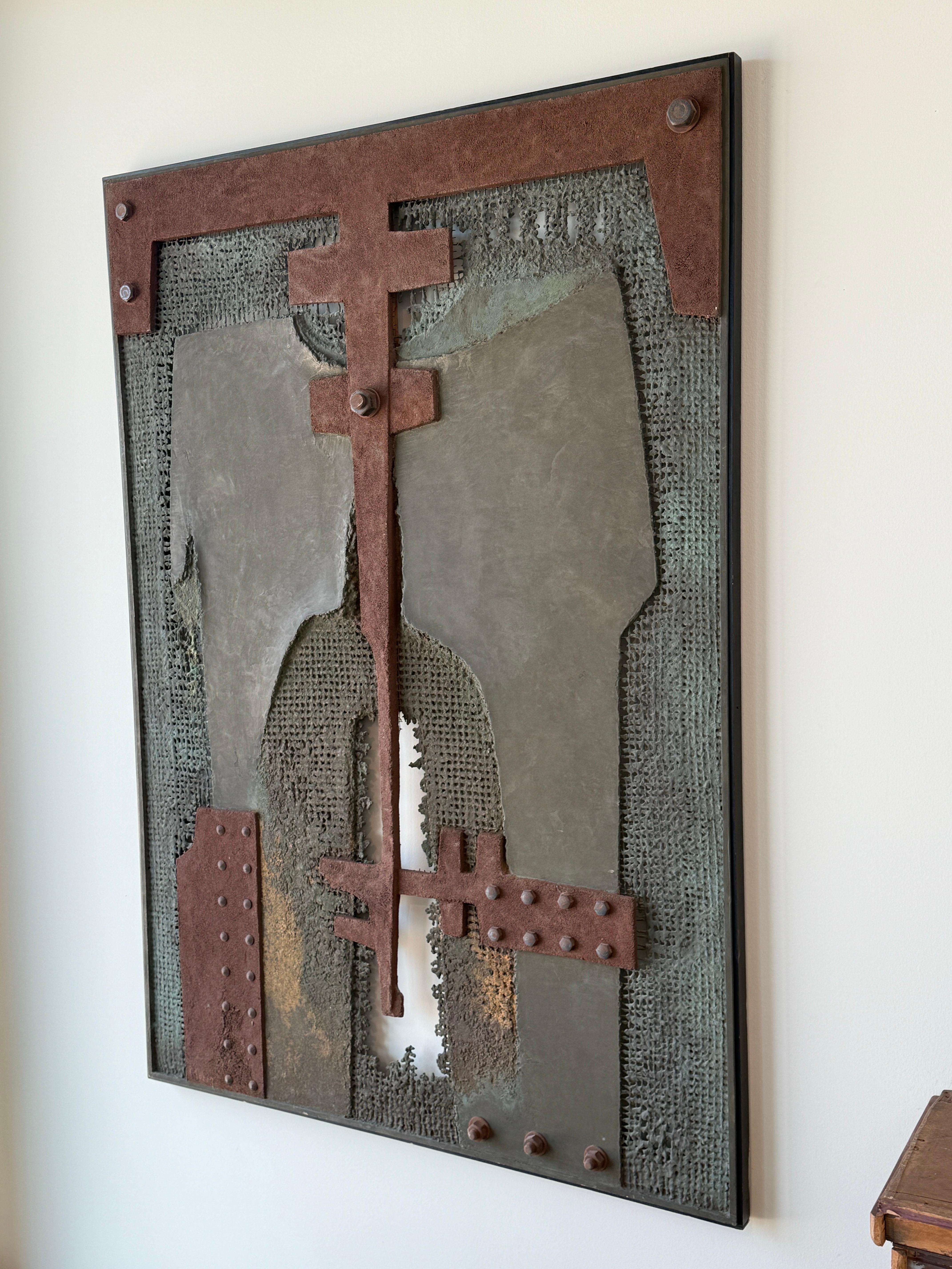 An der Wand montierte Skulptur von Salvador Soria, 1960er Jahre 11