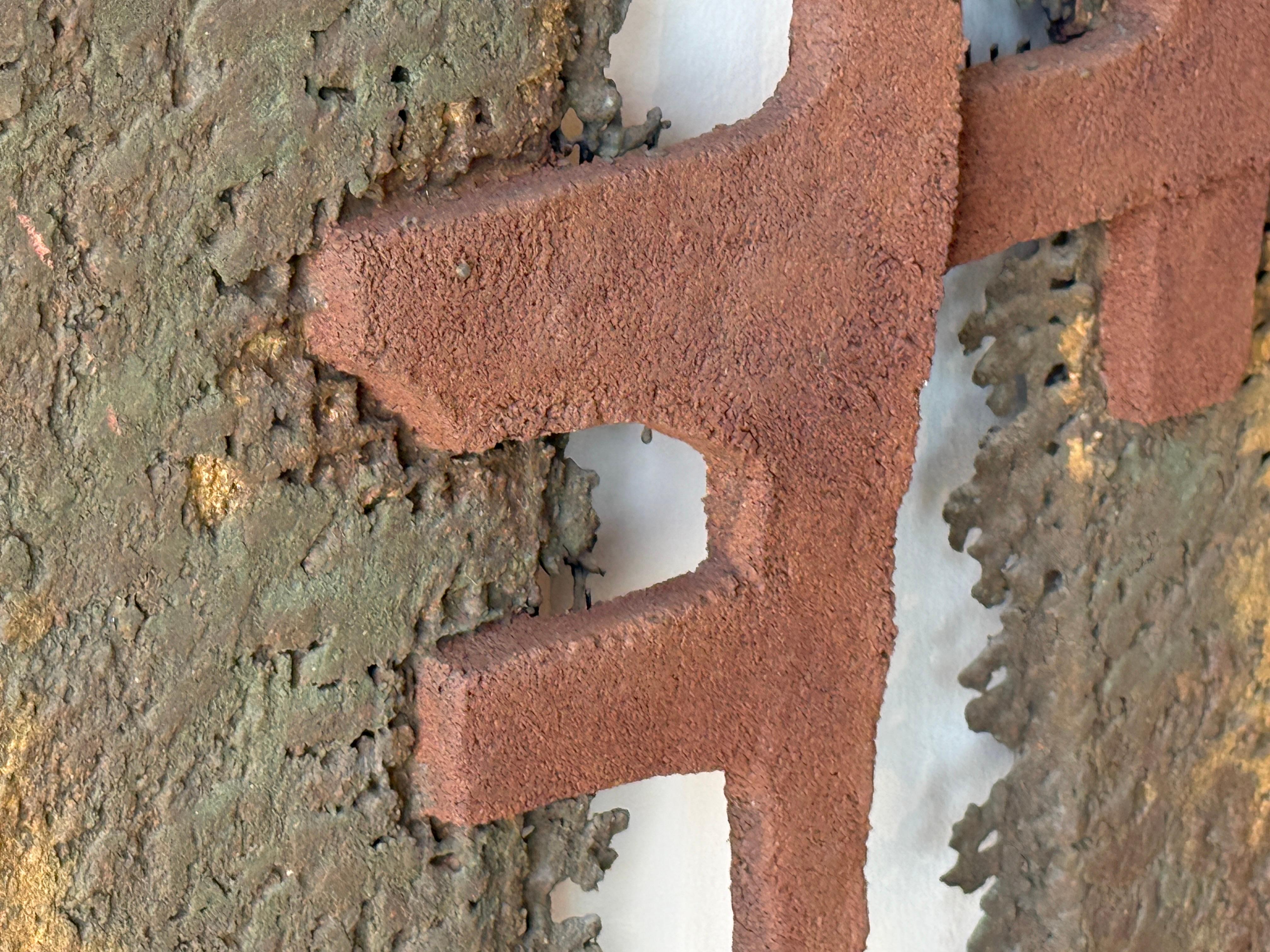 An der Wand montierte Skulptur von Salvador Soria, 1960er Jahre (Mitte des 20. Jahrhunderts)
