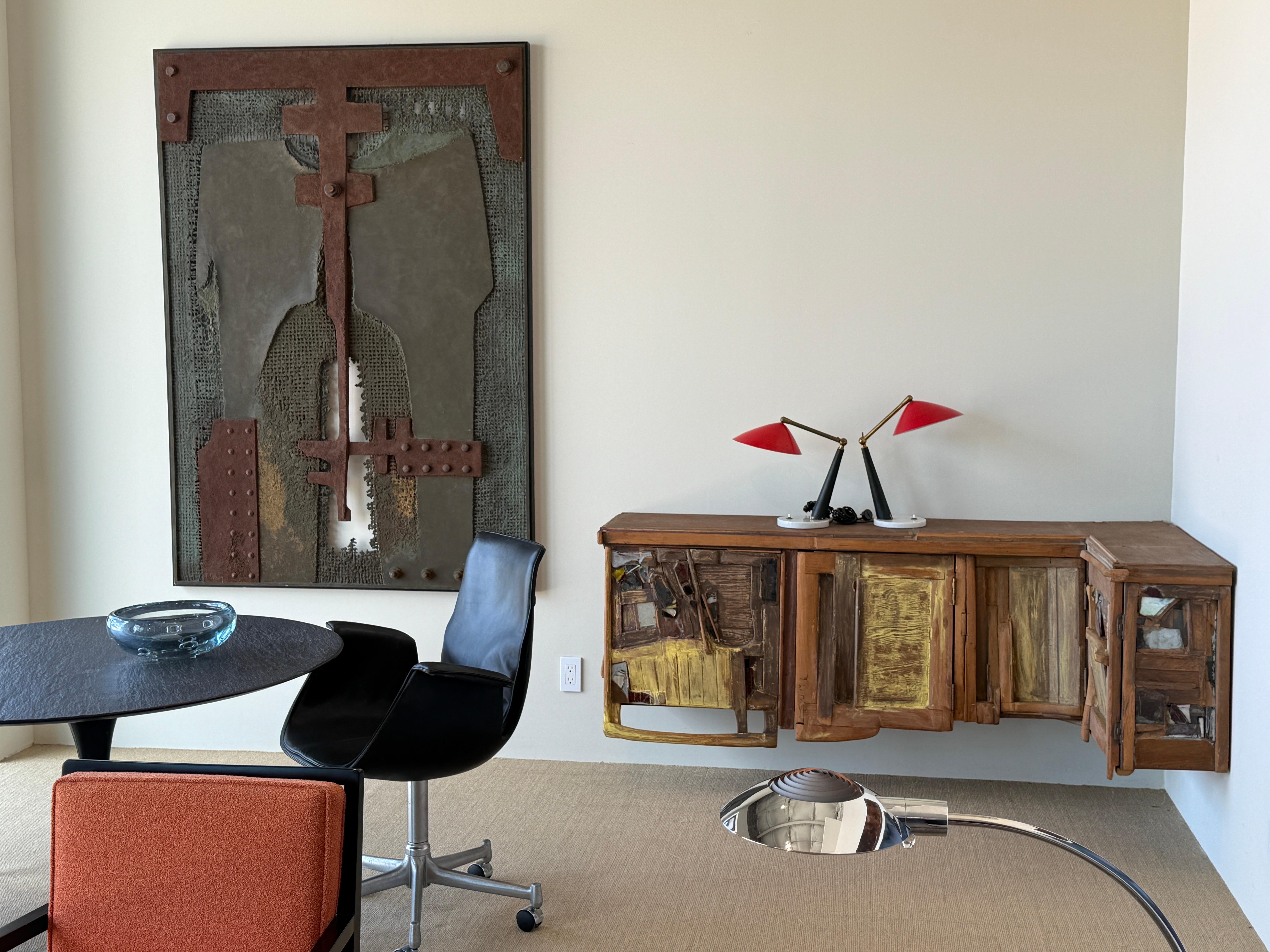 An der Wand montierte Skulptur von Salvador Soria, 1960er Jahre 3