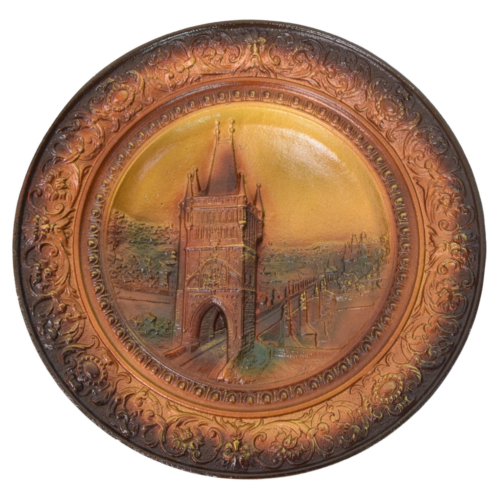 Wall Mounted Sculpture, Charles Bridge / Prague, 1960s For Sale