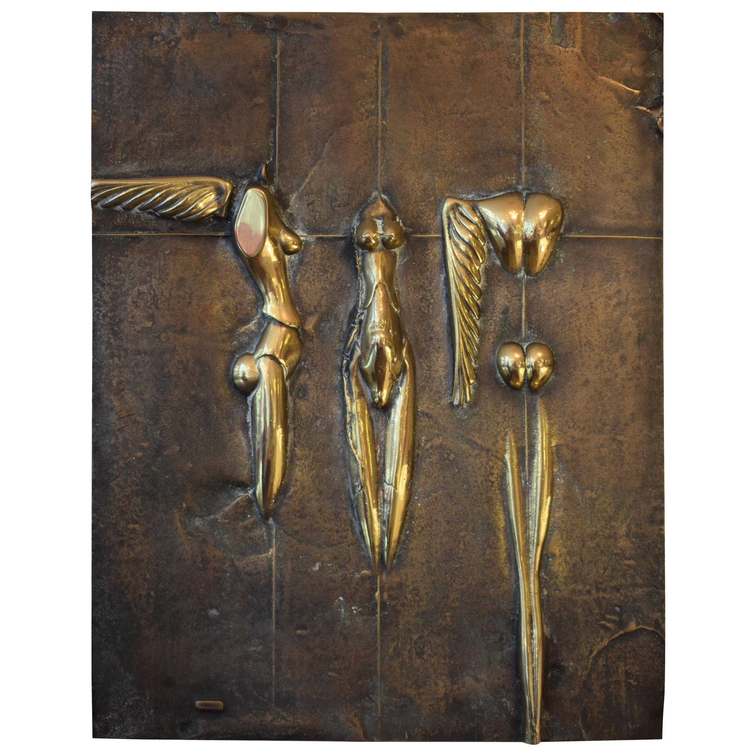 Wall Mounted Sculpture For Sale