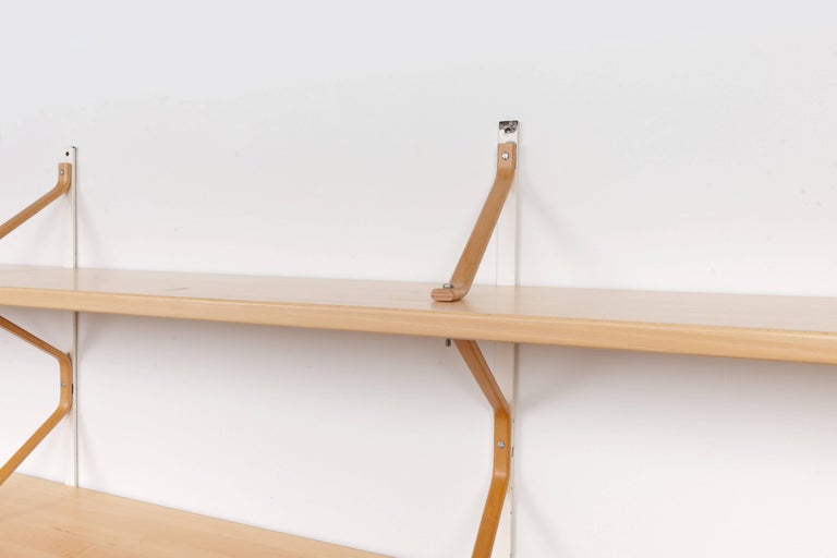 Wall Mounted Shelves Bookcase By Bruno Mathsson Sweden
