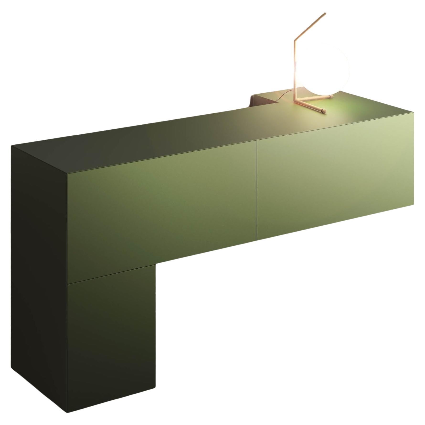 Wall-mounted Sideboard Minotti Italia Formosa Adagiata - Green