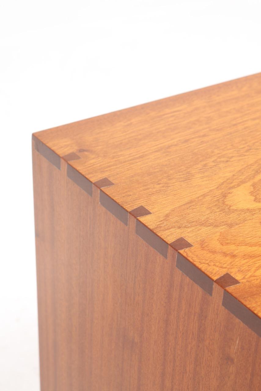 Wall Mounted Square Bookcase by Mogens Koch In Good Condition In Lejre, DK