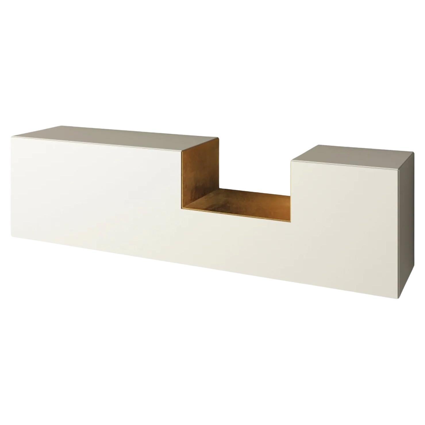 Wall-Mounted Storage Cabinet Minotti Italia Tredi design Claudio Bitetti
