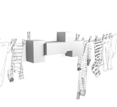 Wall-Mounted Storage Cabinet - Wall sideboard Minotti Italia Little Italy White