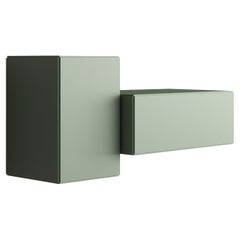 Wall-Mounted Storage Unit / Bedside Table Minotti Italia Little Italy Mini Green
