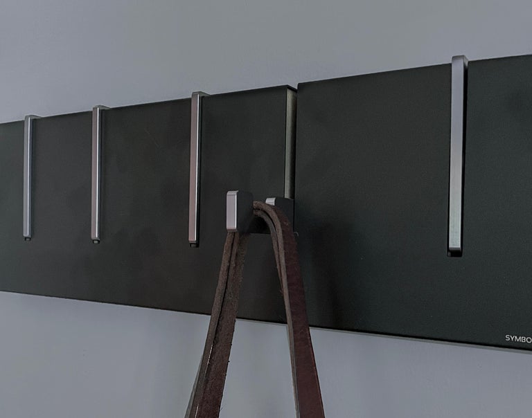 WallMounted Symbol 20 Coat Rack in Noir For Sale at 1stDibs