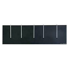 Wall-Mounted Symbol 20 Coat Rack in Noir