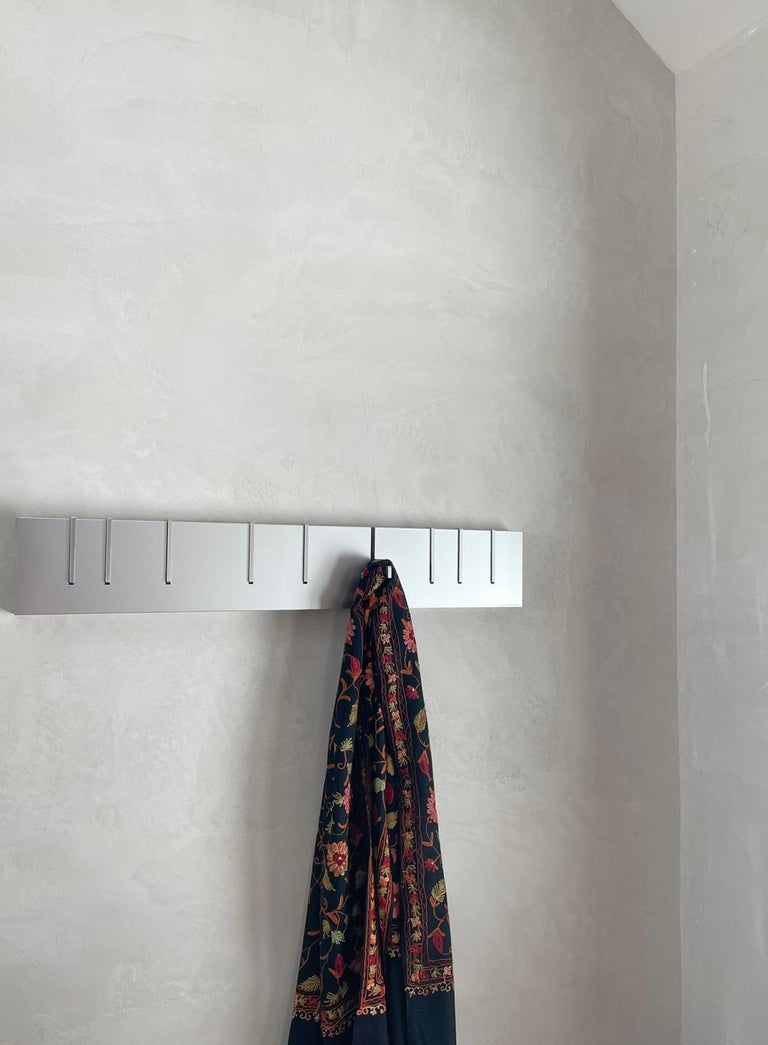 Wallmounted Symbol Coat Rack in Monochrome For Sale at 1stDibs