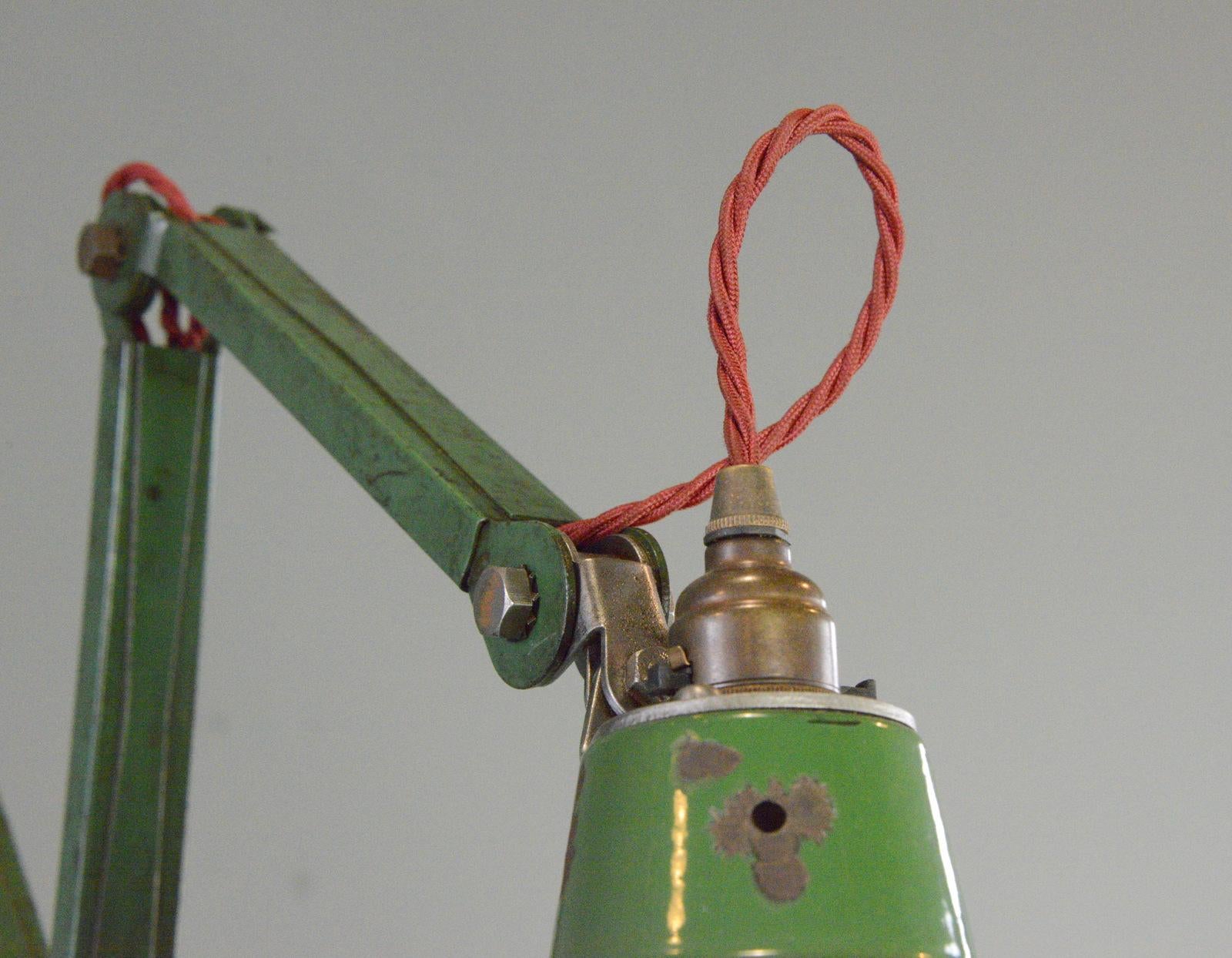 Wall Mounted Task Lamp By EDL Circa 1930s 4