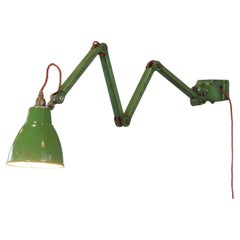Vintage Wall Mounted Task Lamp By EDL Circa 1930s
