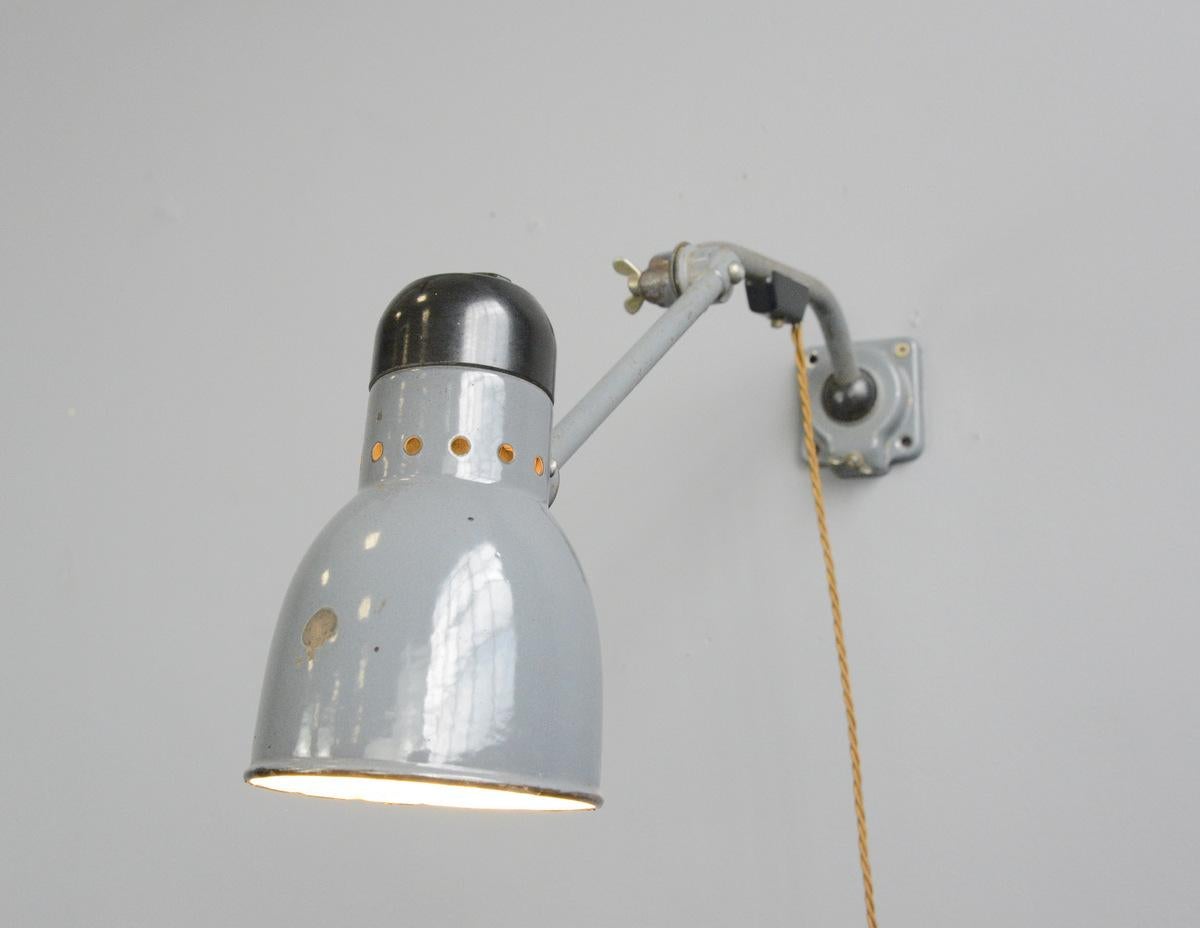 Mid-20th Century Wall-Mounted Task Lamp by Kandem, circa 1930s