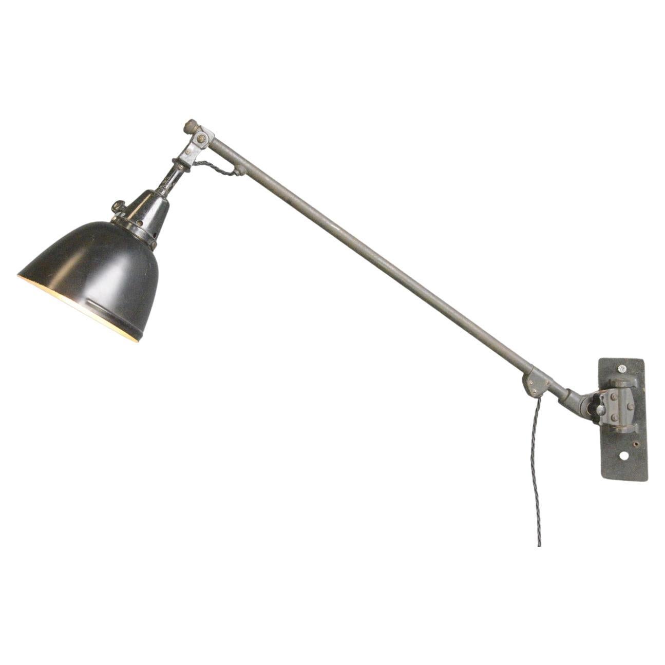 Wall Mounted Task Lamp by Midgard, Circa 1930s