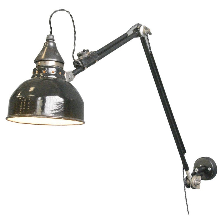 Wall Mounted Task Lamp by Rademacher, Circa 1920s at 1stDibs