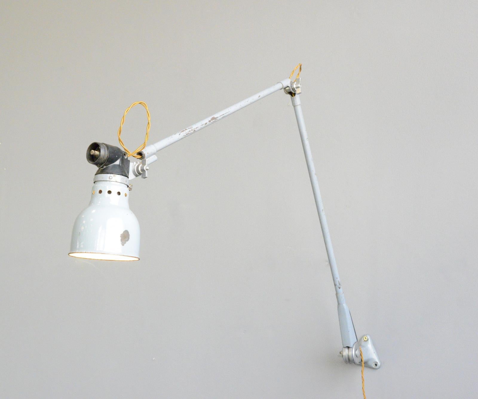 Wall Mounted Task Lamp by Rademacher, circa 1950s 1