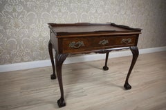 Wall-Mounted Tea Table in the Chippendale Type, circa 1950