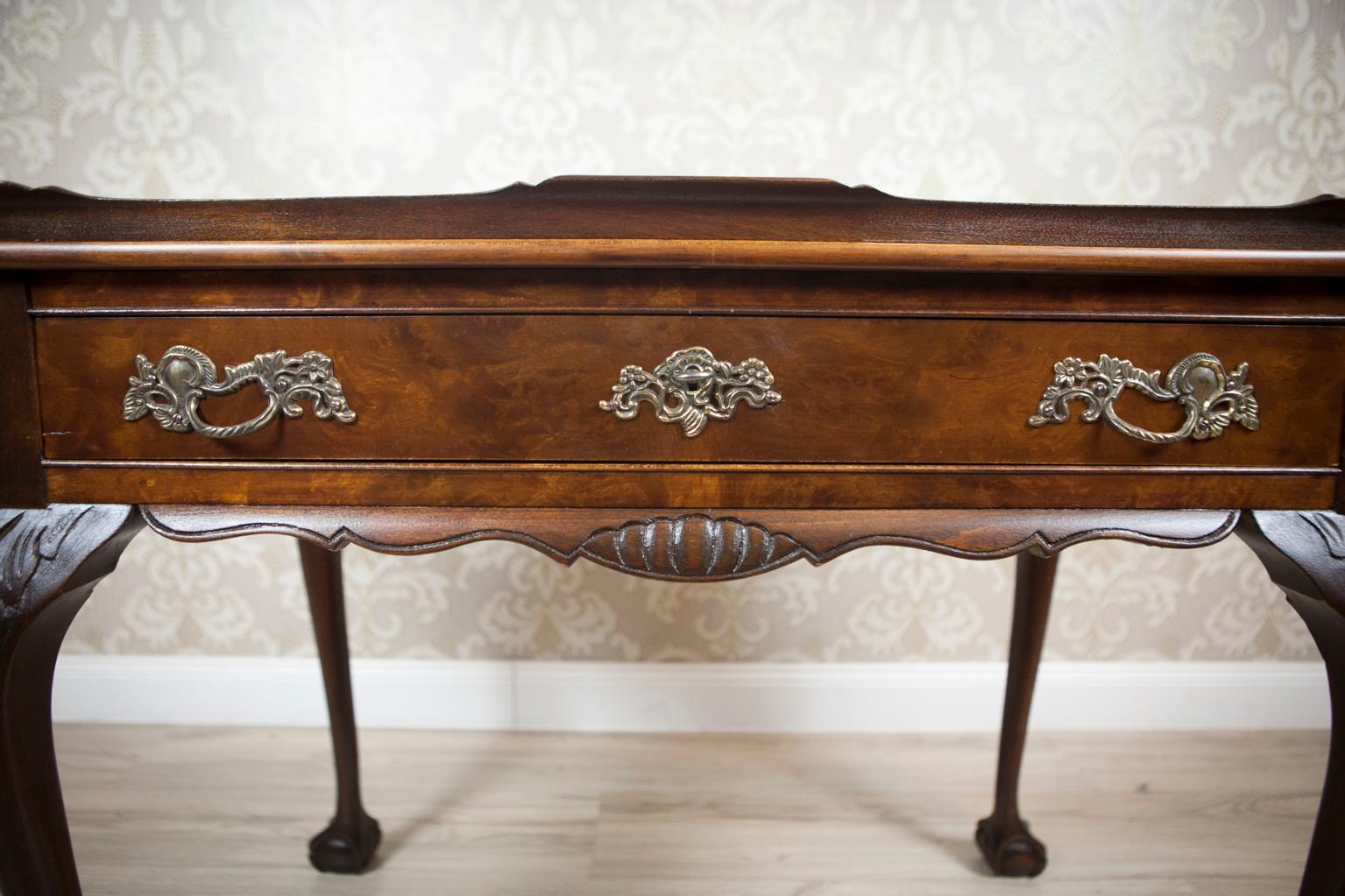 Wall-Mounted Tea Table in the Chippendale Type, circa 1950 For Sale 2