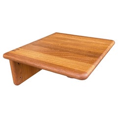 Wall Mounted Teak Shelf/Writing Table