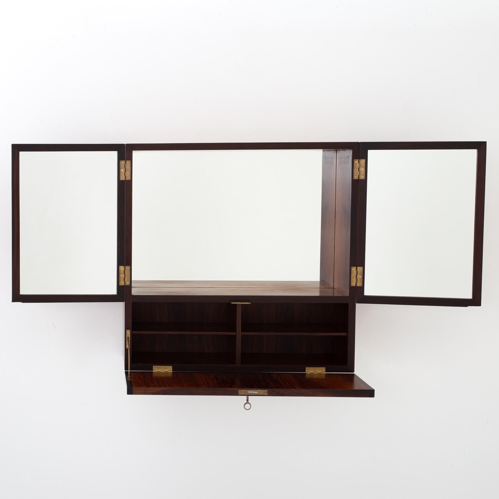 20th Century Wall-Mounted Vanity Cabinet by Tove & Edvard Kindt Larsen