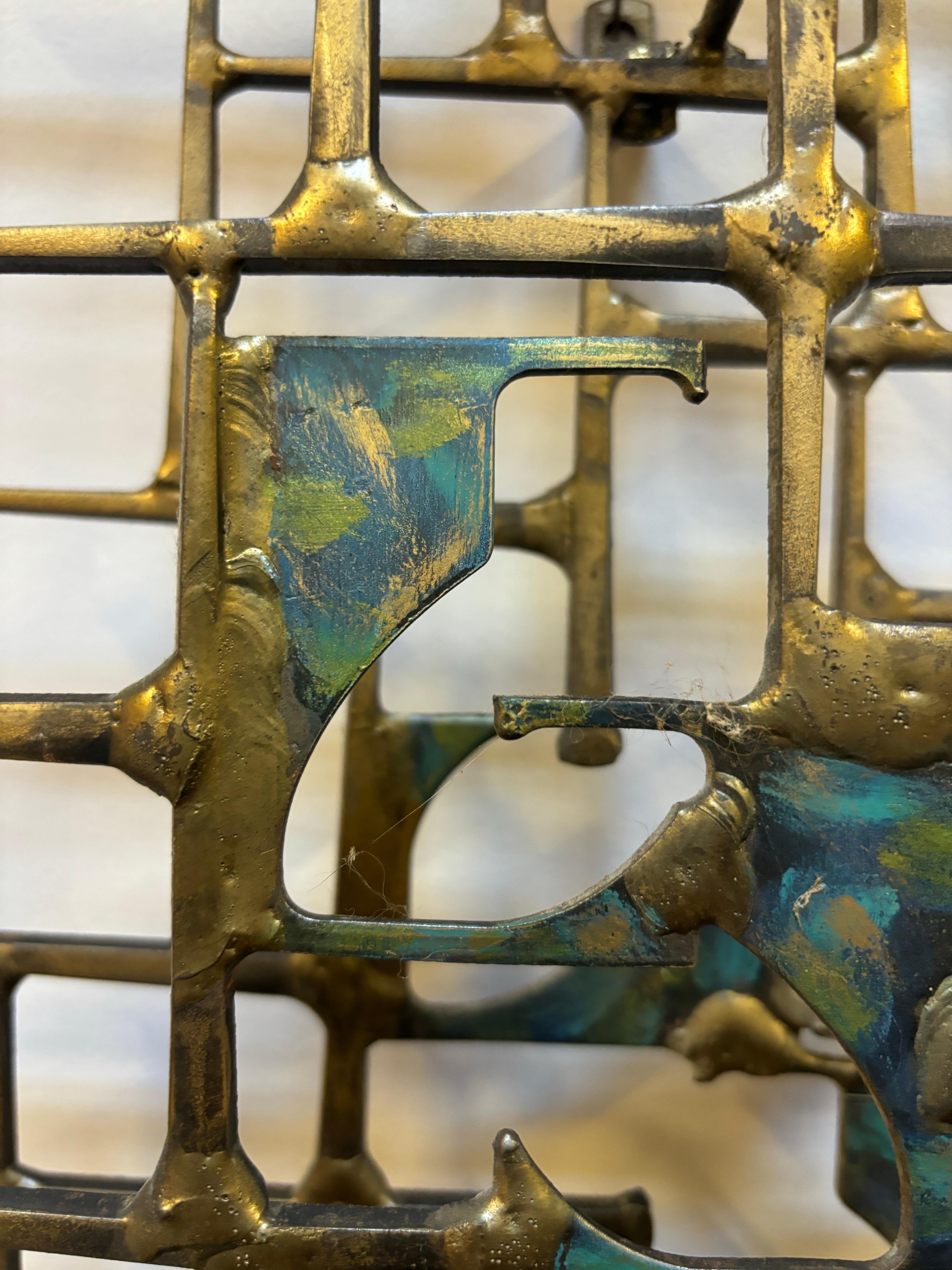 American Wall Nail Sculpture