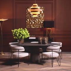 Wall Object set of two in Gold Finish