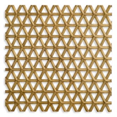 Wall Object with Vintage Brass Finish