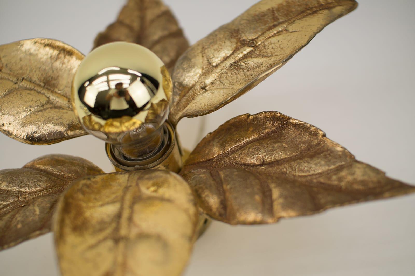 Hollywood Regency Lampe murale ou plafonnier de Willy Daro pour Massive, Belgique, années 1960 en vente
