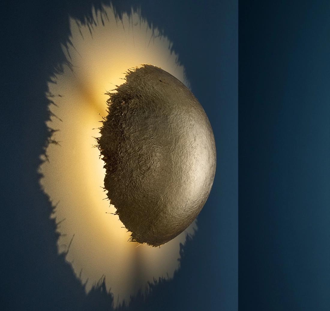 Wand- oder Deckenleuchte Catellani & Smith PostKrisi 70 - Blattgold (21. Jahrhundert und zeitgenössisch) im Angebot