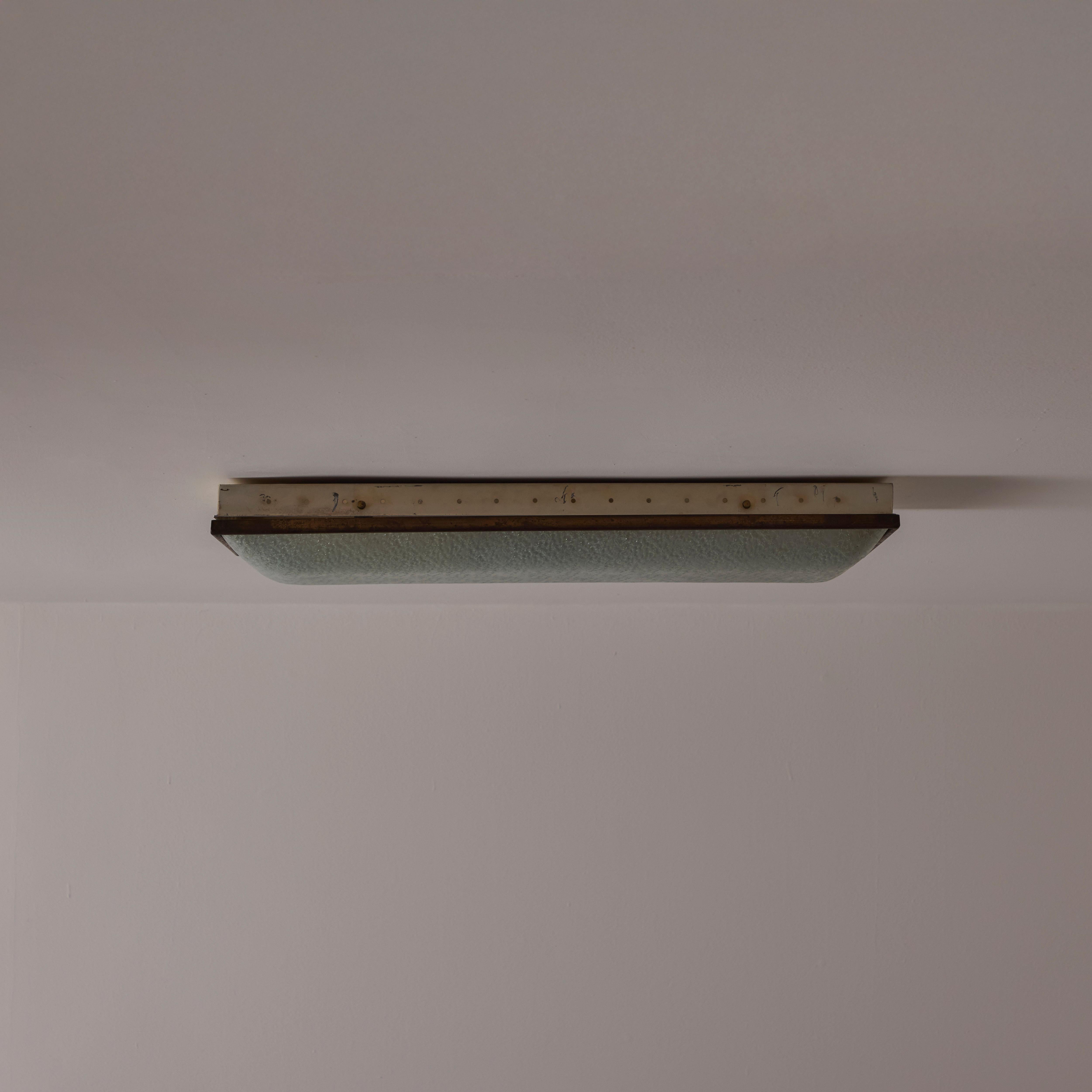 Enameled Wall or Ceiling Light by Fontana Arte