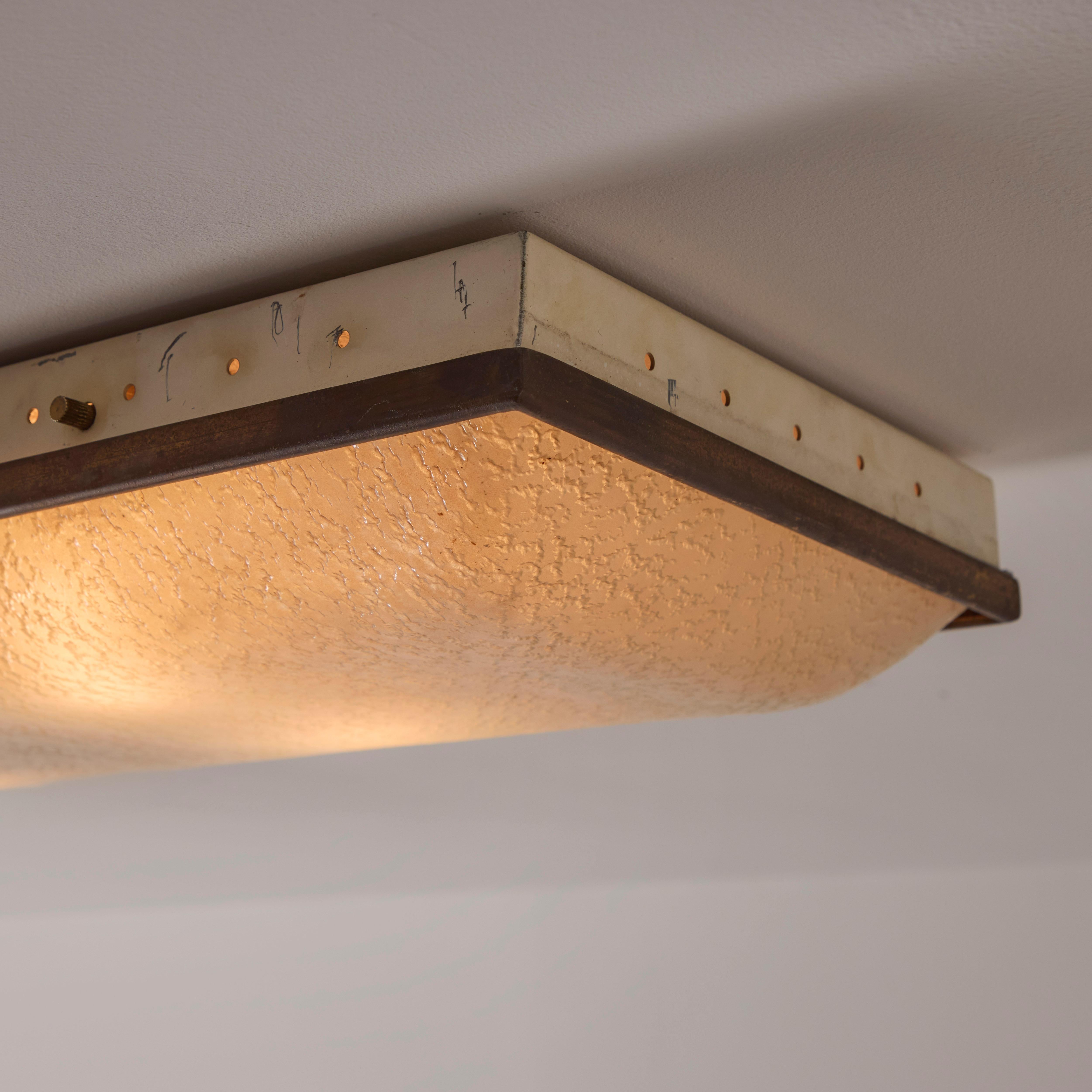 Brass Wall or Ceiling Light by Fontana Arte