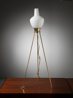 Wall or Table Brass Lamp by GCME, Italy, 1960s