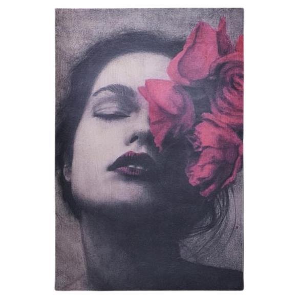Peinture murale rouge rose