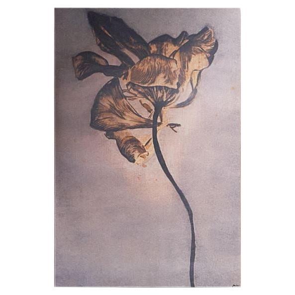 Pintura mural ''Flor amarilla'' Estancia Moderno en venta