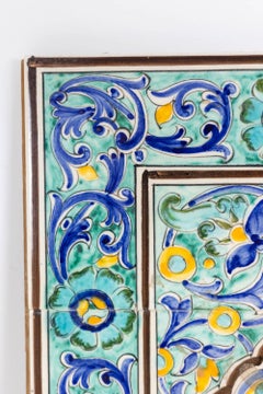Wall Panel in Earthenware “azulejos”, 1987