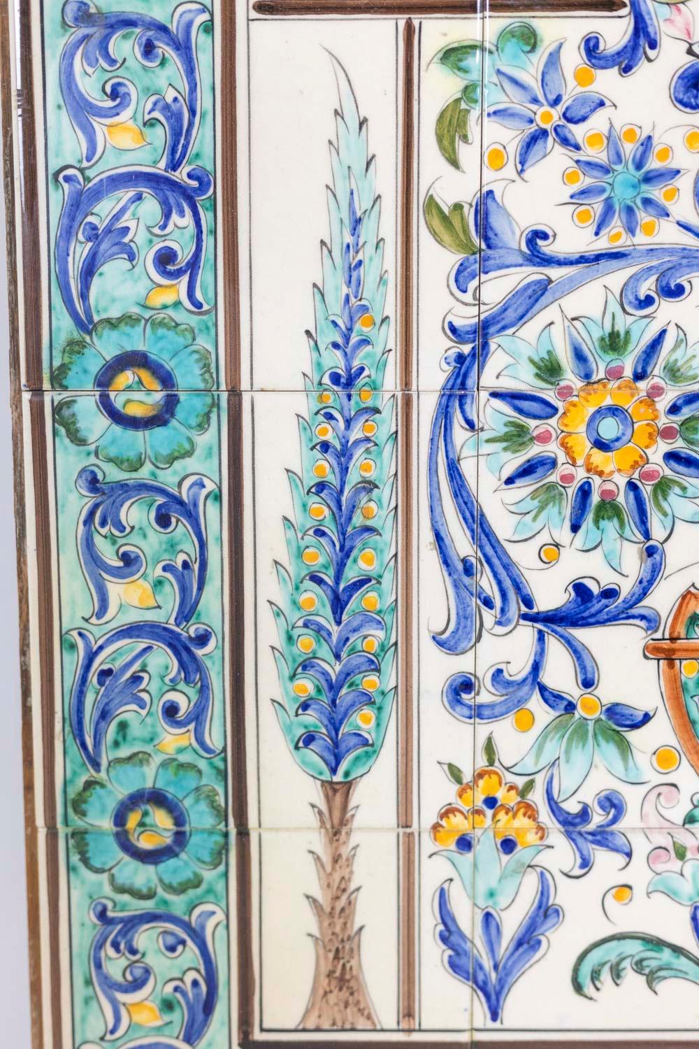 Wall Panel in Earthenware “azulejos”, 1987 For Sale 2