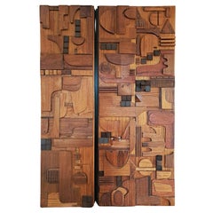 Wall Panelling Cladding by John Alfredo Harris, Art Object Panel Sculpture Piece