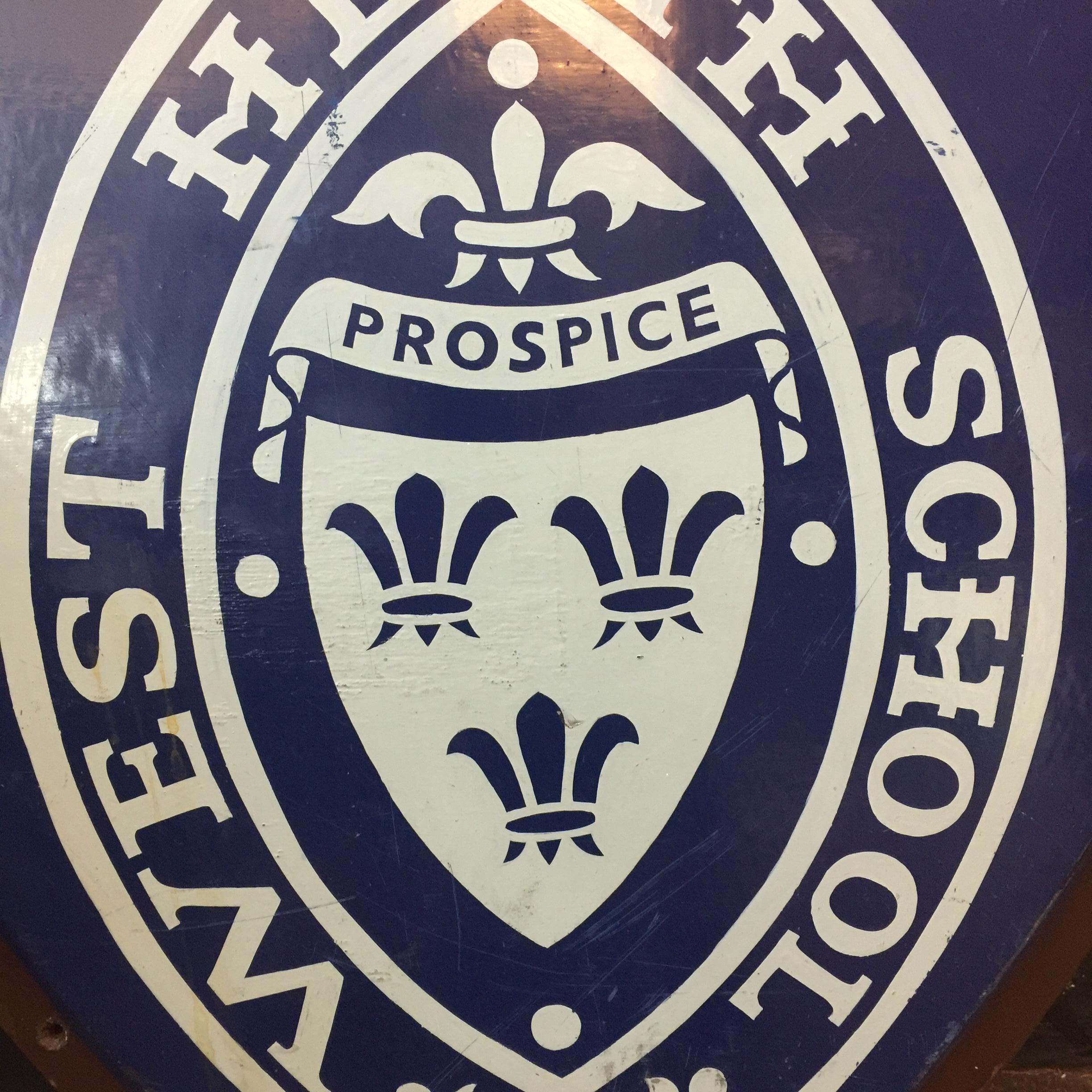 Wall Plaque From Princess Diana's School West Heath, circa 1970 In Good Condition In Heathfield, East Sussex