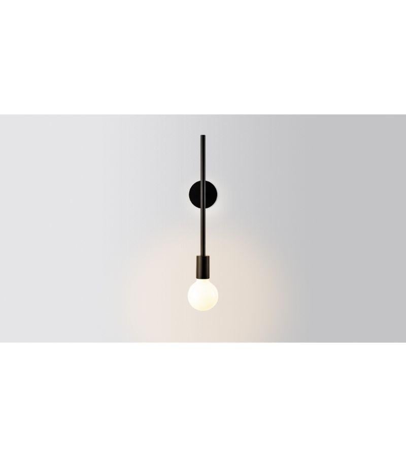 Blackened Wall Powered Step Light by Volker Haug For Sale