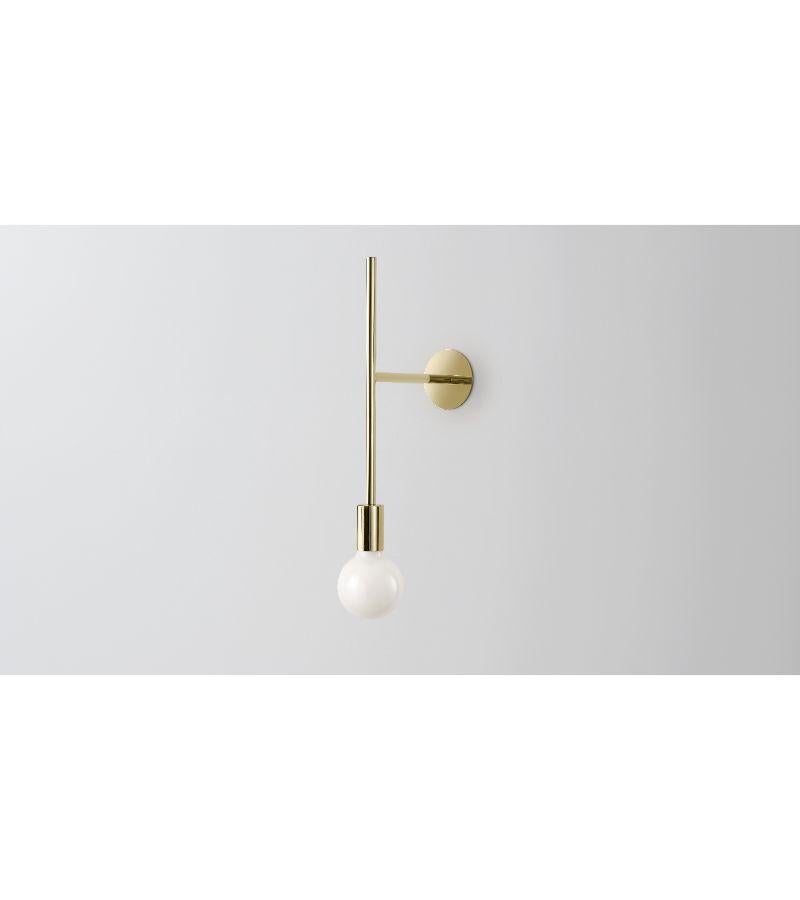 Brass Wall Powered Step Light by Volker Haug For Sale