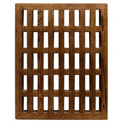 Wall Rationalist Wooden Decoration, circa 1960