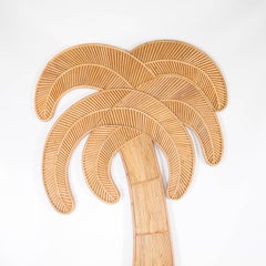 Wall rattan sculpture