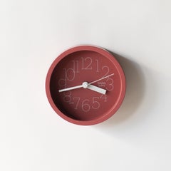 Wall Red Clock Shohei Mihara Wakita Superpresent Postmodern, 1980s