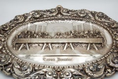 Plateau mural avec hauts-reliefs de la Cène